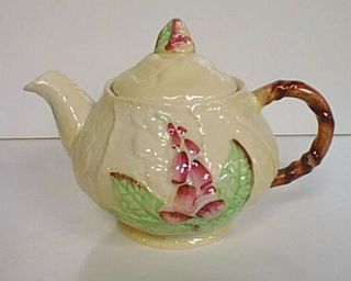 Carlton Ware Yellow Foxglove Teapot