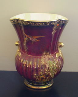 Crown Devon Enamelled Vase Pattern No 5099