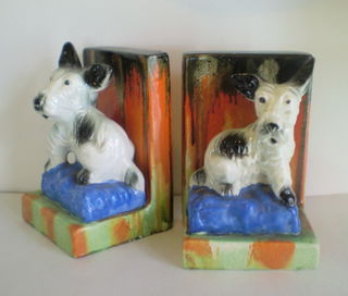 Empire Ware Terrier Dog Bookends