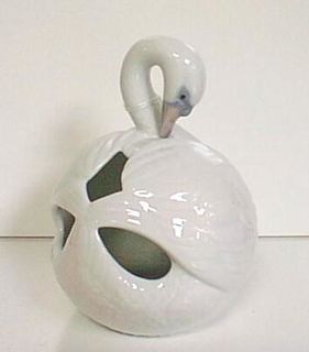 Lladro Swan Flower Holder