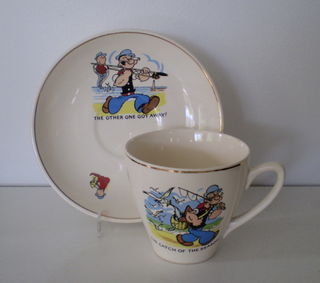 Royal Tudor Popeye Cup & Saucer