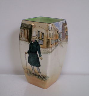 Royal Doulton Dickens Vase Mr Micawber