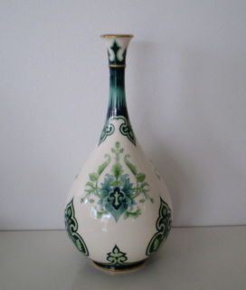 Hadley's Worcester (not Royal Worcester) Faience Vase
