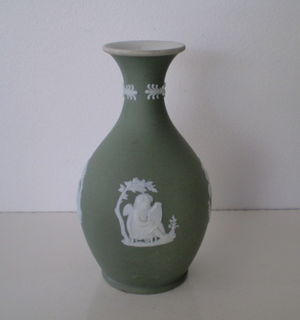 Green Wedgwood Vase