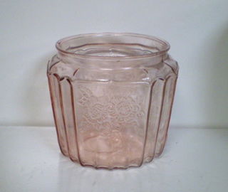Mayfair Depression Glass Cookie Jar Base