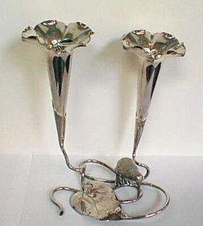 EPNS Silver Plate Epergne with Figural Kiwi
