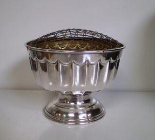Silver Plate Rose Bowl