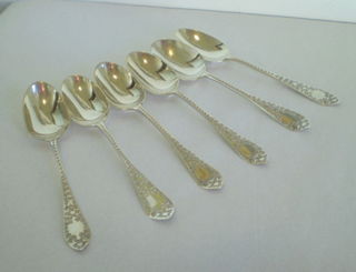Set of Sterling Silver Teaspoons, London 1894