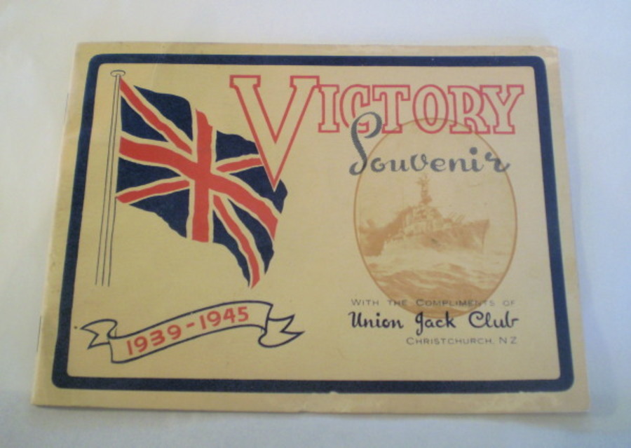 New Zealand War Effort Victory Souvenir Union Jack Club
