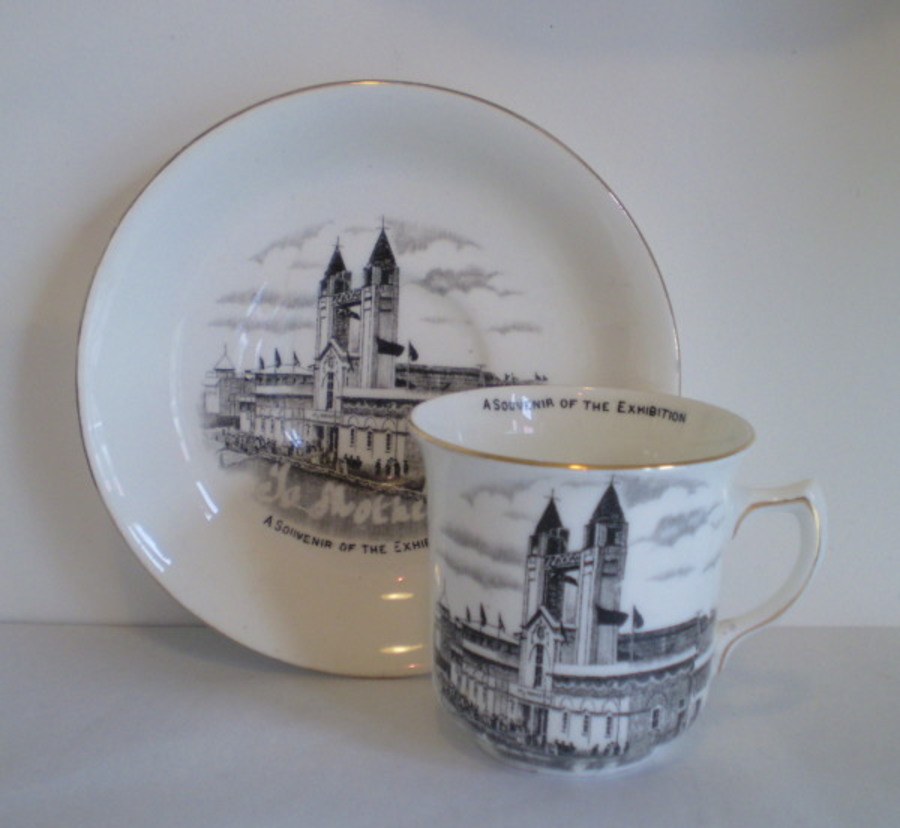 1914 Auckland Exhibition Cup and Saucer