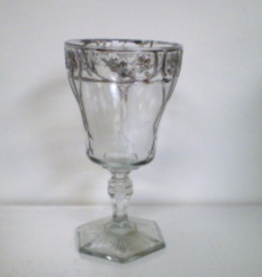 ChCh Exhibition 1922 Glass Goblet