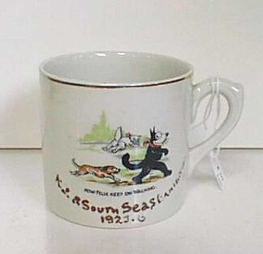 Dunedin or South Seas Exhibition 1925-26  Felix the Cat Mug
