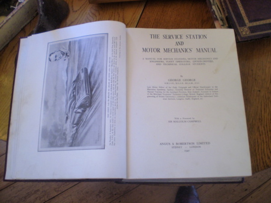 Service Station and Motor Mechanics Manual 1940