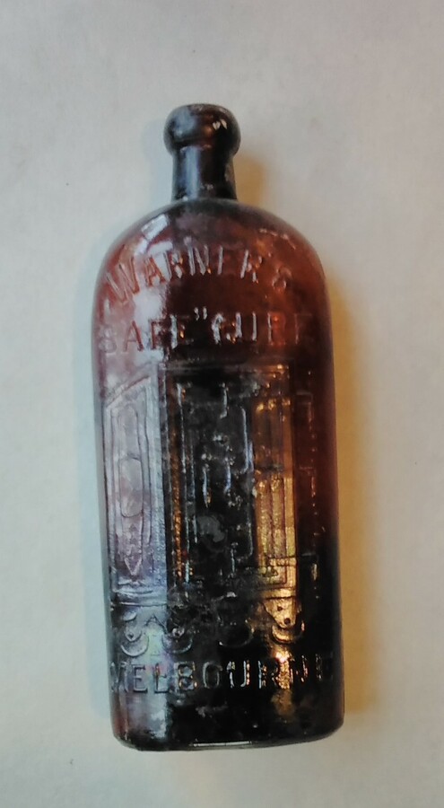 Warner's Safe Cure Melbourne Bottle Amber
